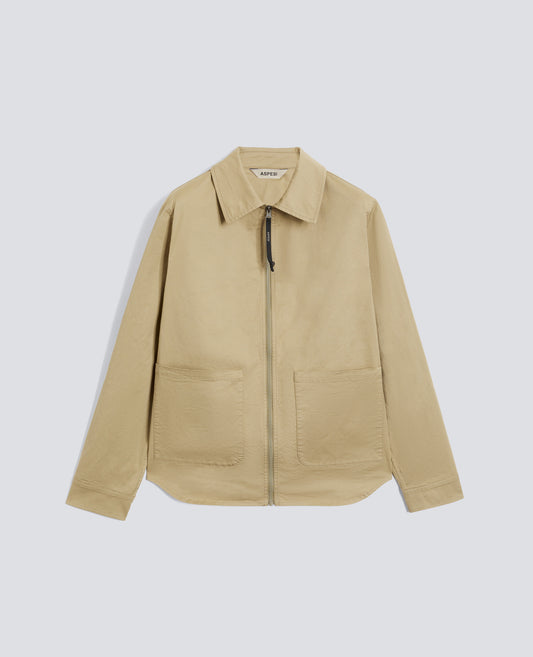 CAMICIA IN TWILL DI COTONE-COLONIALE-COLONIAL BEIGE-COLONIAL-KOLONIALBEIGE-COLONIAL