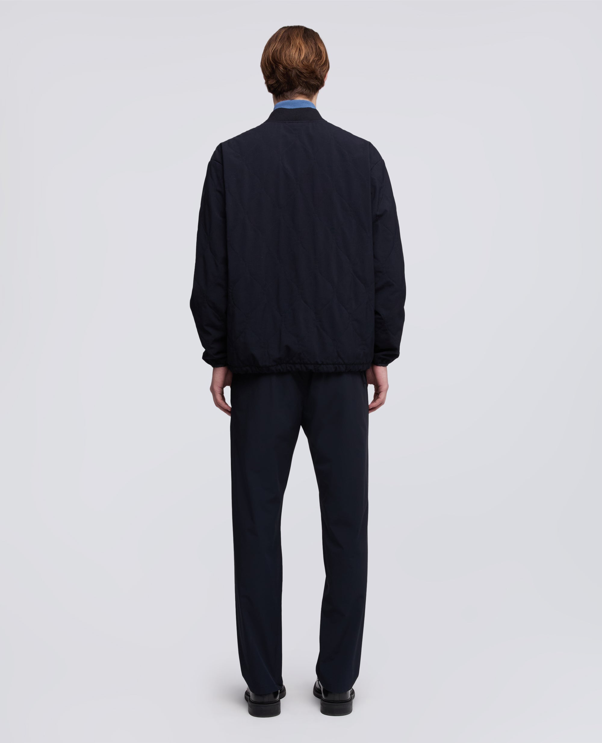 GIUBBOTTO IN TECNOLANA TRAPUNTATO-BLU/BLACK-NAVY / BLACK-BLU/BLACK-BLU/BLACK-BLU/BLACK