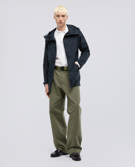 PARKA IN POPELINE DI COTONE E NYLON COMFORT-NAVY-NAVY-AZUL MARINO-NAVY-NAVY