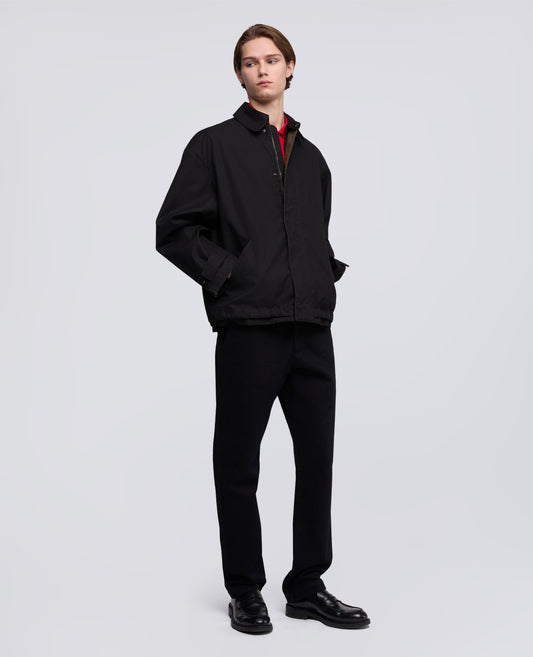 GIUBBOTTO IN COTONE DRY WAX-NERO-BLACK-NEGRO-SCHWARZ-NOIR