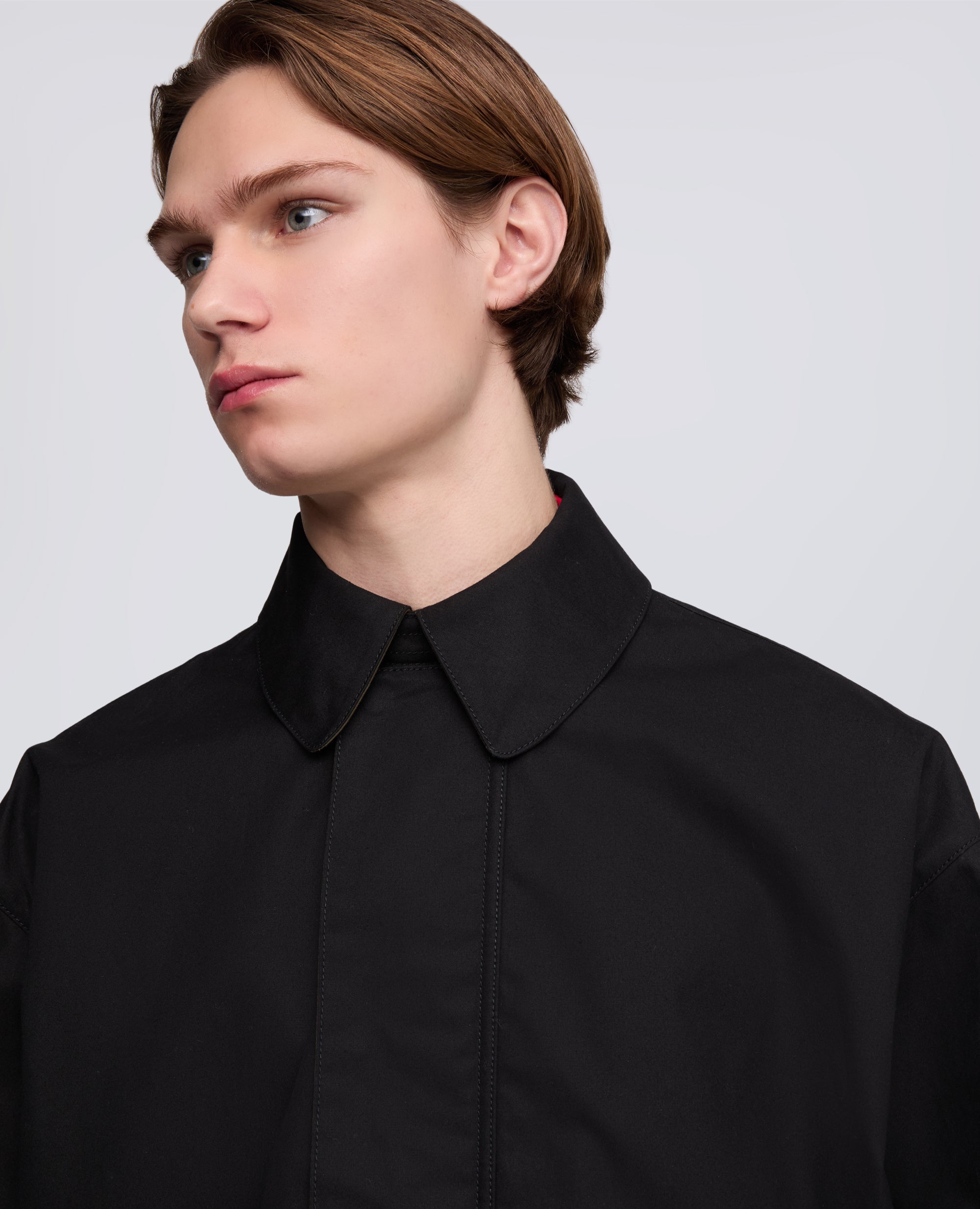 GIUBBOTTO IN COTONE DRY WAX-NERO-BLACK-NEGRO-SCHWARZ-NOIR