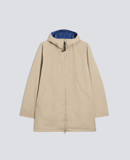 GIUBBOTTO REVERSIBILE IN TWILL DI COTONE-COLONIALE-COLONIAL BEIGE-COLONIAL-KOLONIALBEIGE-COLONIAL