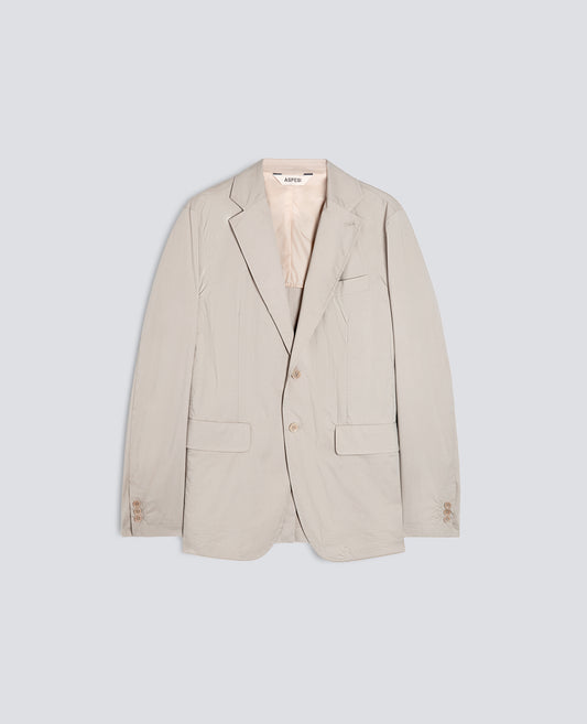 BLAZER IN POPELINE COTONE-NYLON COMFORT-COLONIALE-COLONIAL BEIGE-COLONIAL-KOLONIALBEIGE-COLONIAL