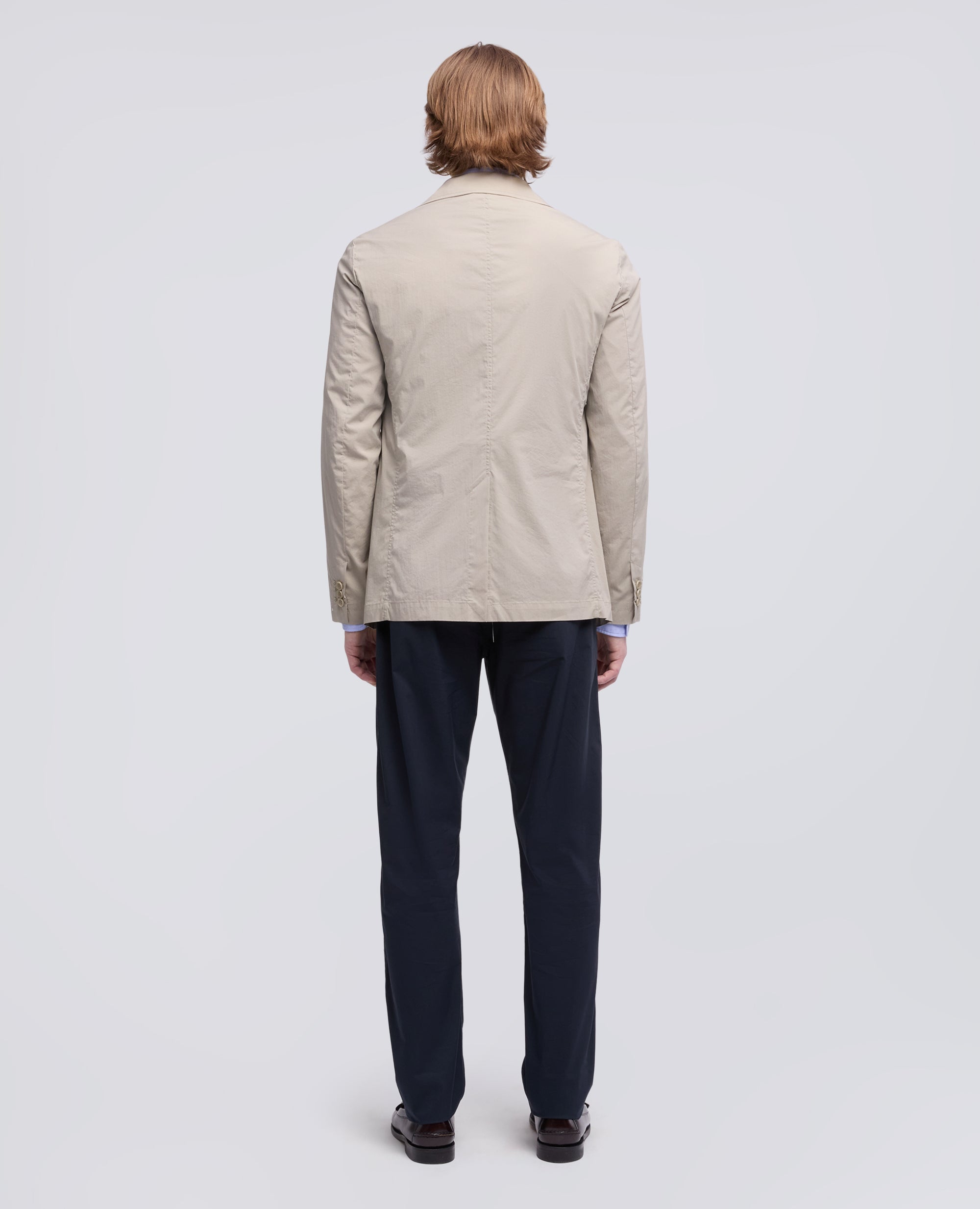 BLAZER IN POPELINE COTONE-NYLON COMFORT-COLONIALE-COLONIAL BEIGE-COLONIAL-KOLONIALBEIGE-COLONIAL