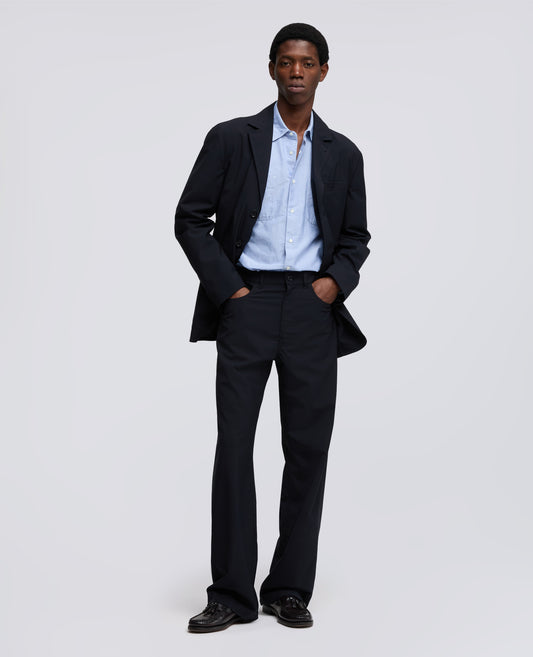 PANTALONE IN TELA DI LANA - POLIESTERE-BLU/BLACK-NAVY / BLACK-BLU/BLACK-BLU/BLACK-BLU/BLACK