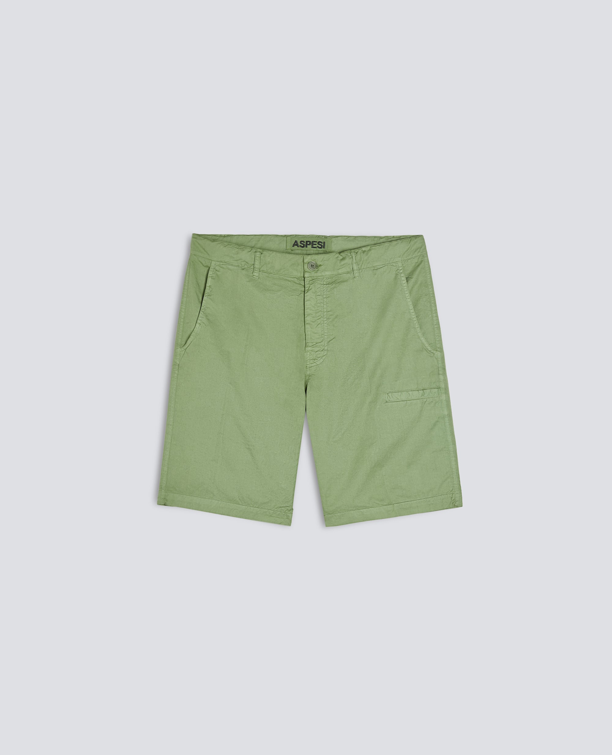BERMUDA IN MICRO TWILL DI COTONE-PISTACCHIO-PISTACCHIO-PISTACCHIO-PISTACCHIO-PISTACCHIO