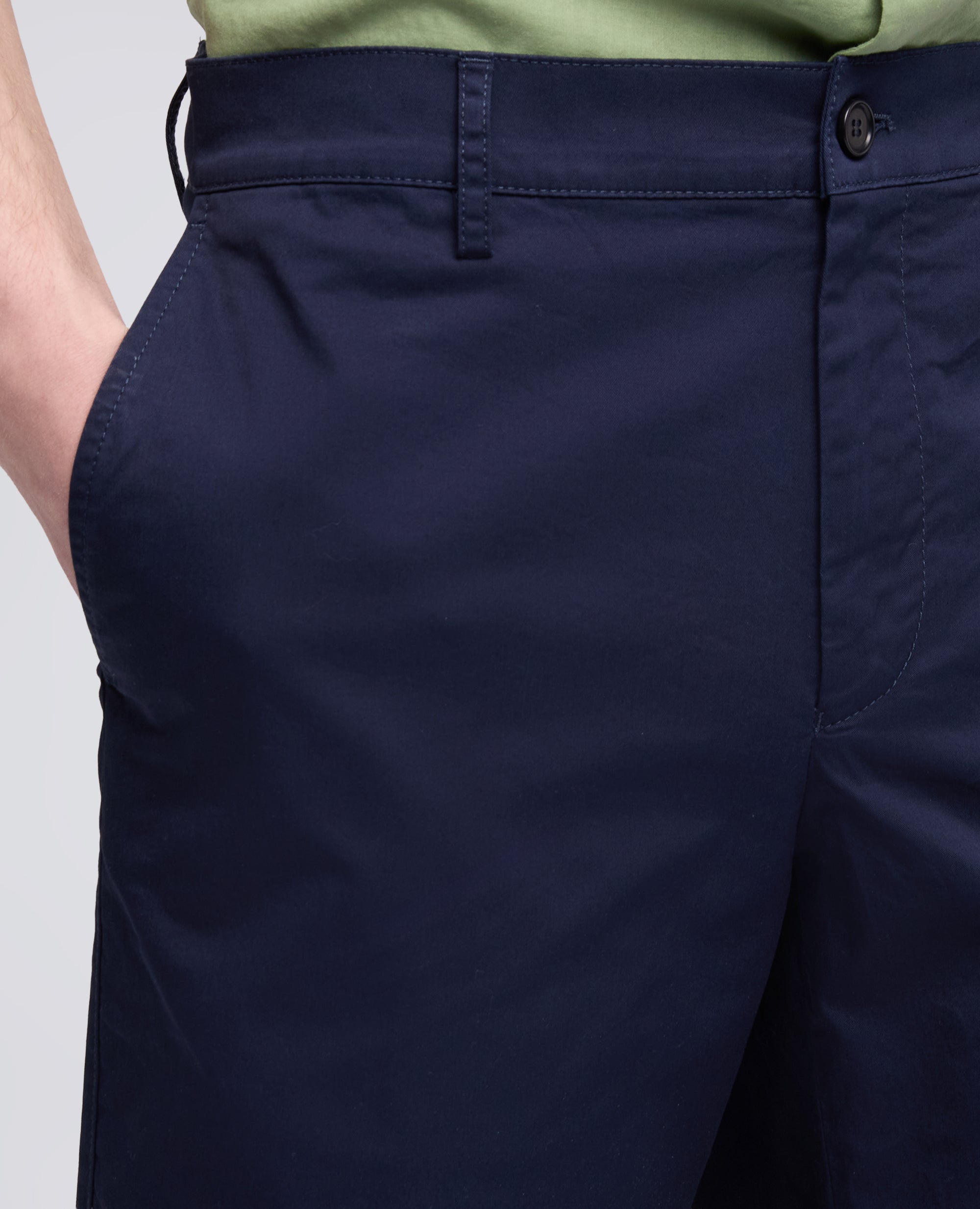 BERMUDA IN TWILL DI COTONE-NAVY-NAVY-AZUL MARINO-NAVY-NAVY