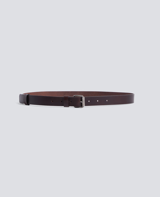 CINTURA DA UOMO IN PELLE-MARRONE-BROWN-MARR¢N-BRAUN-MARRON