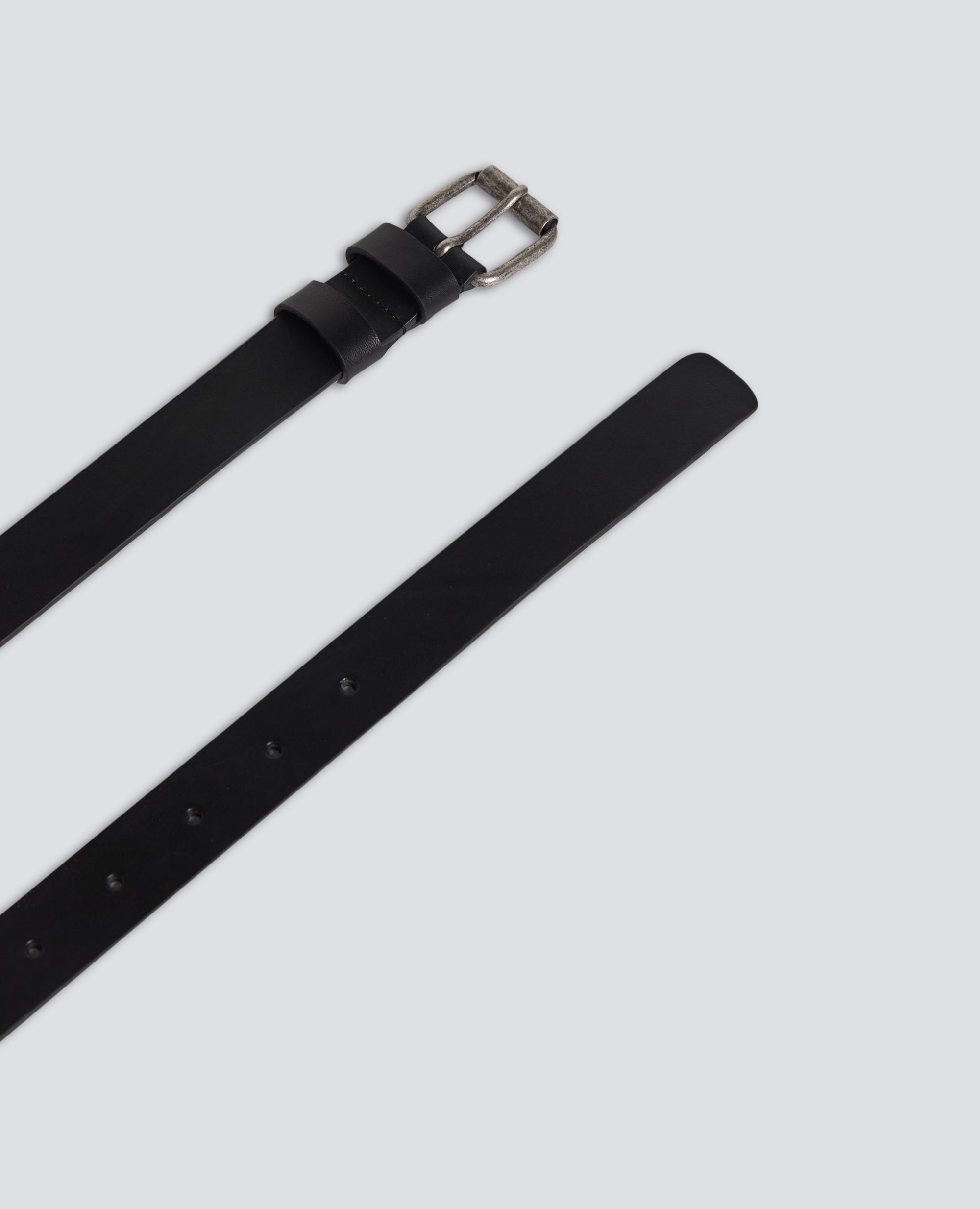 CINTURA DA UOMO IN PELLE-NERO-BLACK-NEGRO-SCHWARZ-NOIR