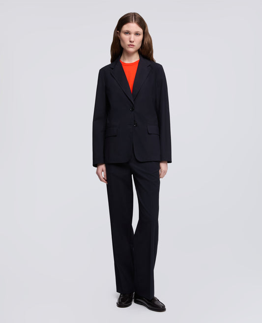 GIACCA MONOPETTO DECOSTRUITA IN TELA TECNICA DI LANA E MICROFIBRA DI POLIESTERE-BLUBLACK-BLUBLACK-BLUBLACK-BLUBLACK-BLUBLACK