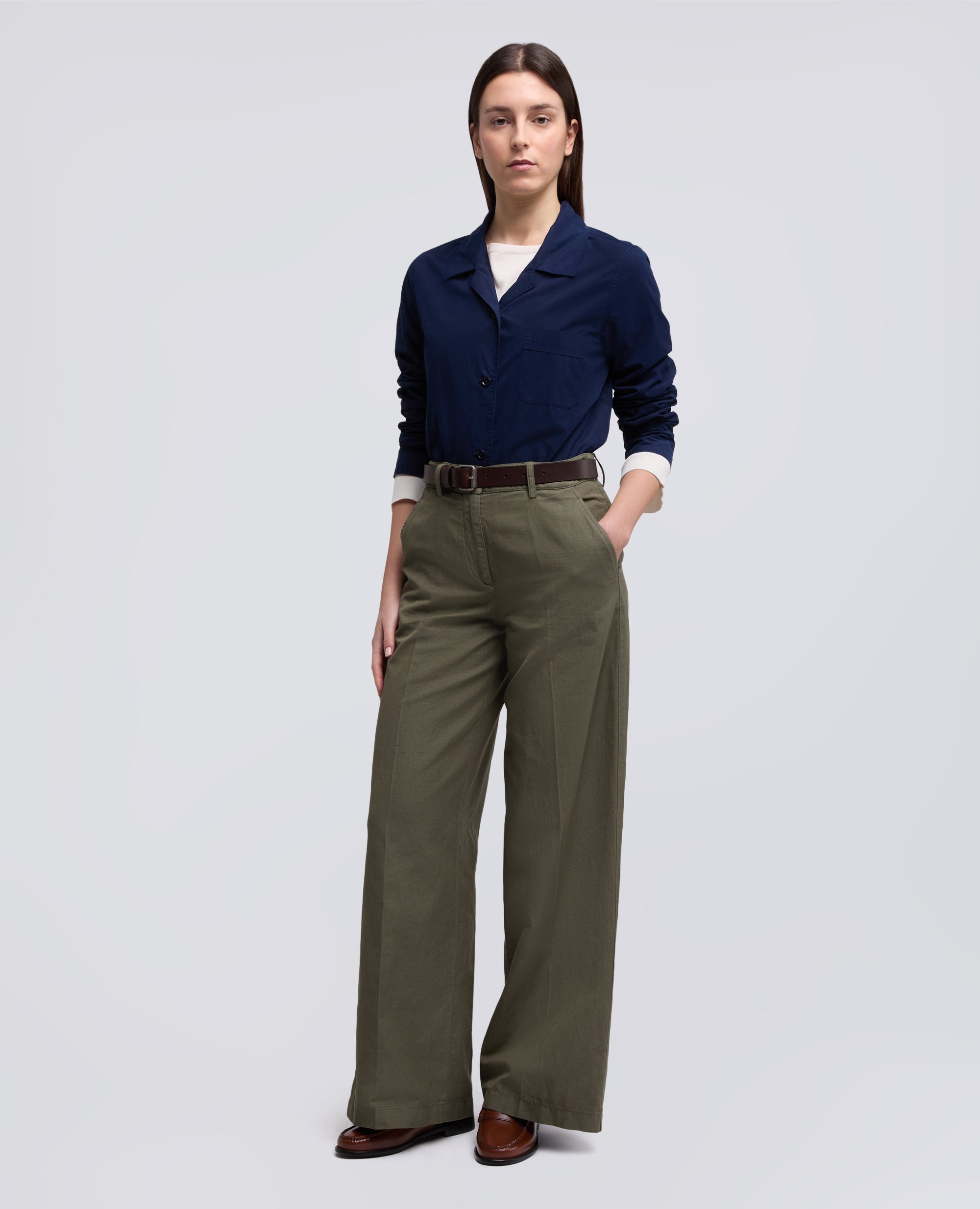 GIACCA CAMICIA TIPO PIGIAMA IN POPELINE COTONE TINTO CAPO-BLU-BLUE-AZUL-BLAU-BLEU