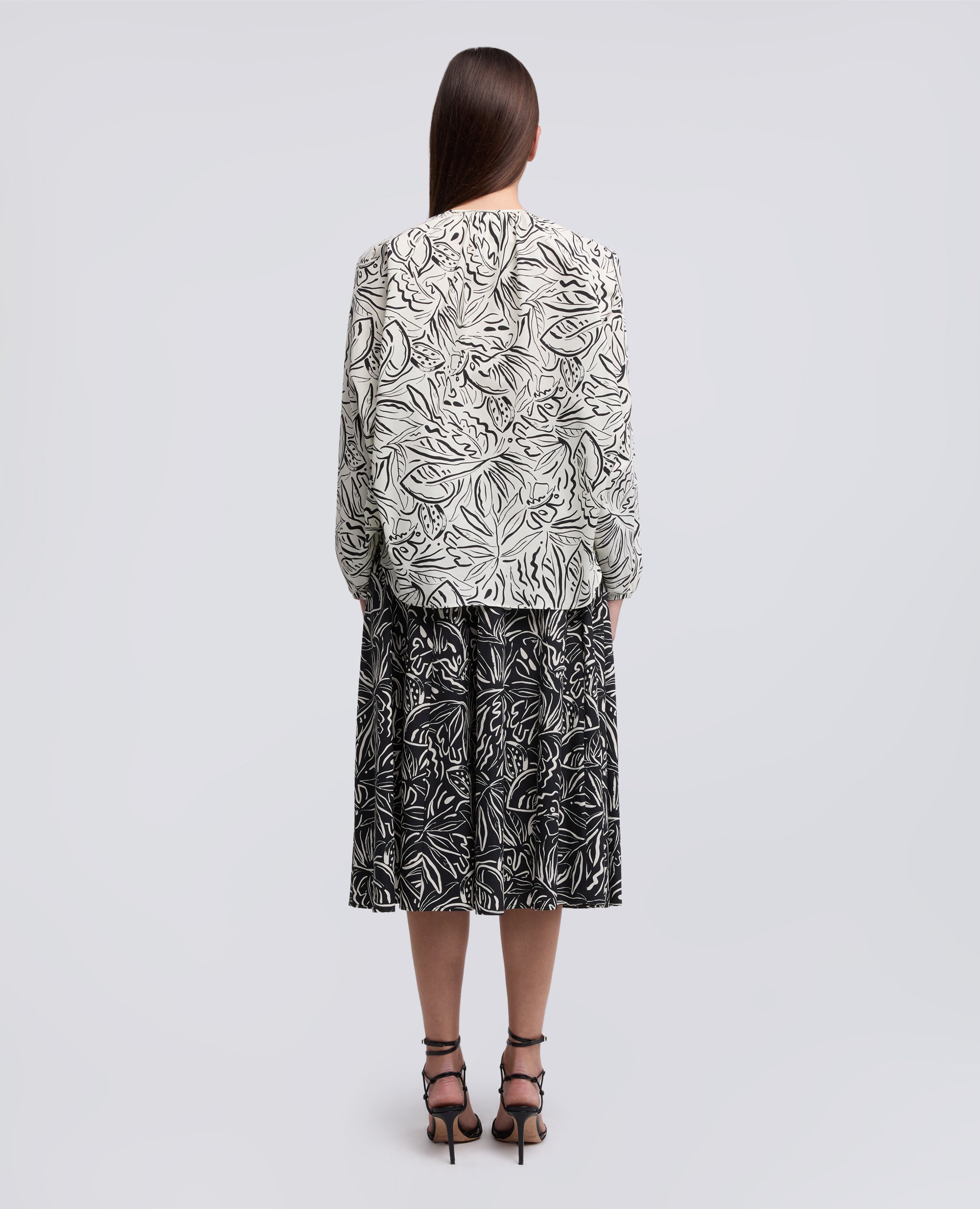 TOP IN POPELINE DI COTONE STAMPA PASSION FRUIT-STAMPA NATURALE-STAMPA NATURALE-STAMPA NATURALE-STAMPA NATURALE-STAMPA NATURALE