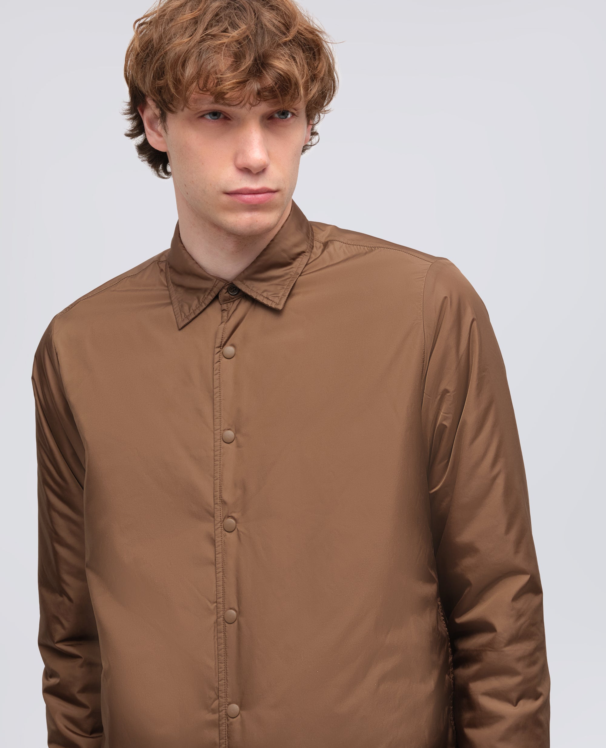 CAMICIA IMBOTTITA IN NYLON LEGGERO-BISCOTTO-BISCUIT-GALLETA-COOKIE-BISCUIT