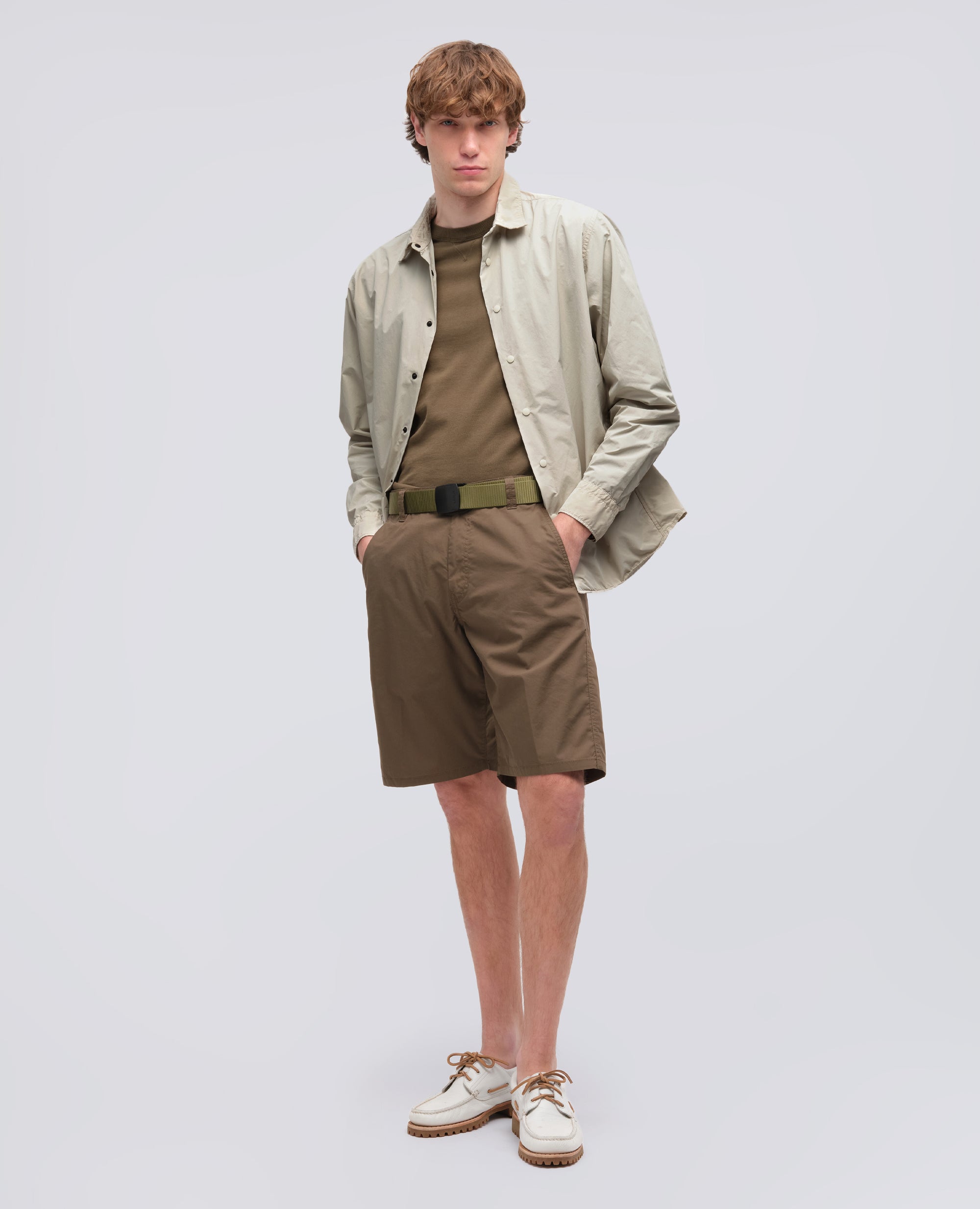 CAMICIA IN POLIESTERE E NYLON WATER REPELLENT-SASSO-STONE-PIEDRA-STEIN-PIERRE