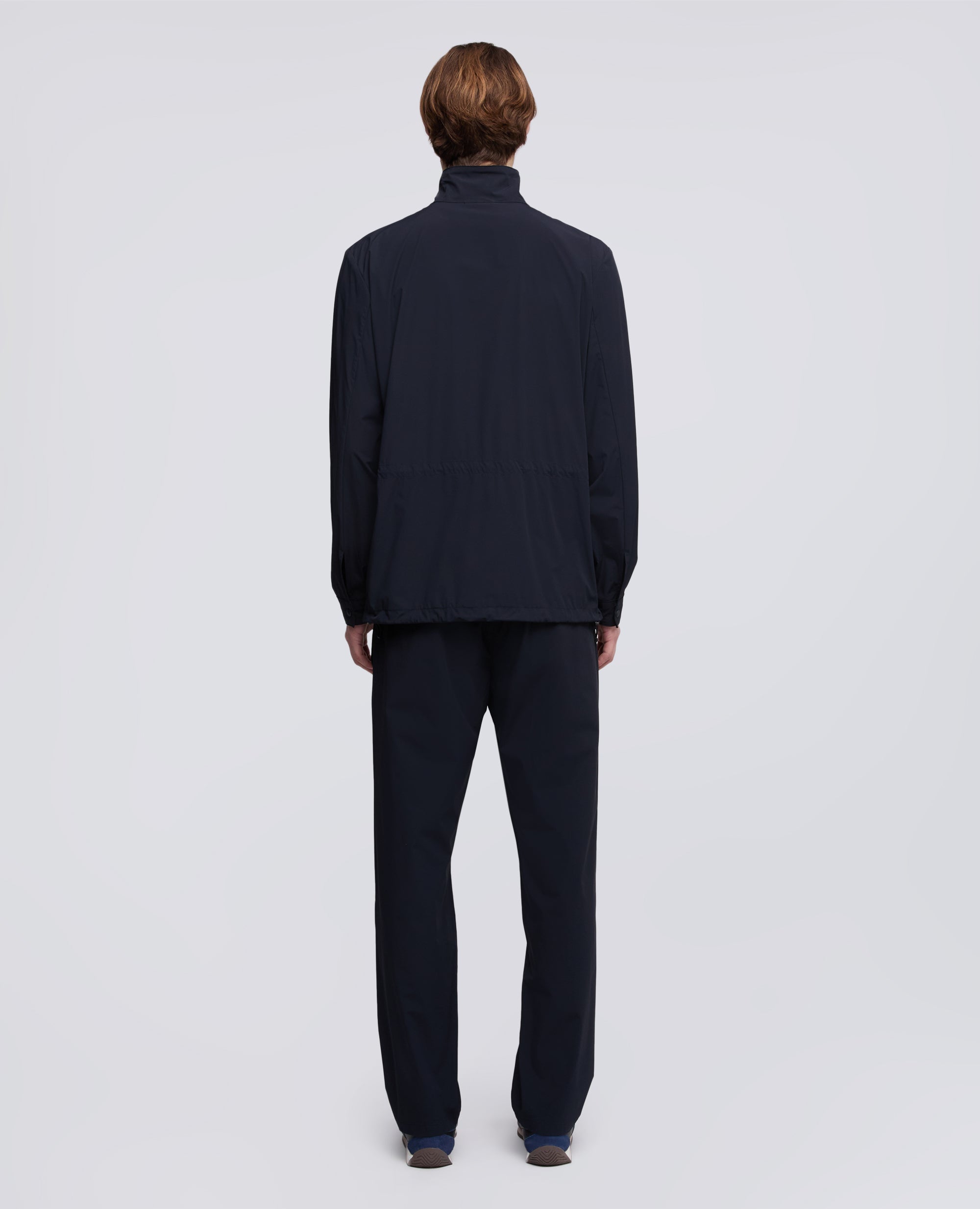 FIELD JACKET IN NYLON STRETCH-NAVY-NAVY-AZUL MARINO-NAVY-NAVY