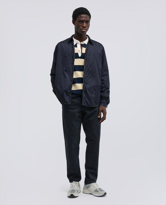 CAMICIA IN NYLON LEGGERO IMBOTTITA-NAVY-NAVY-AZUL MARINO-NAVY-NAVY