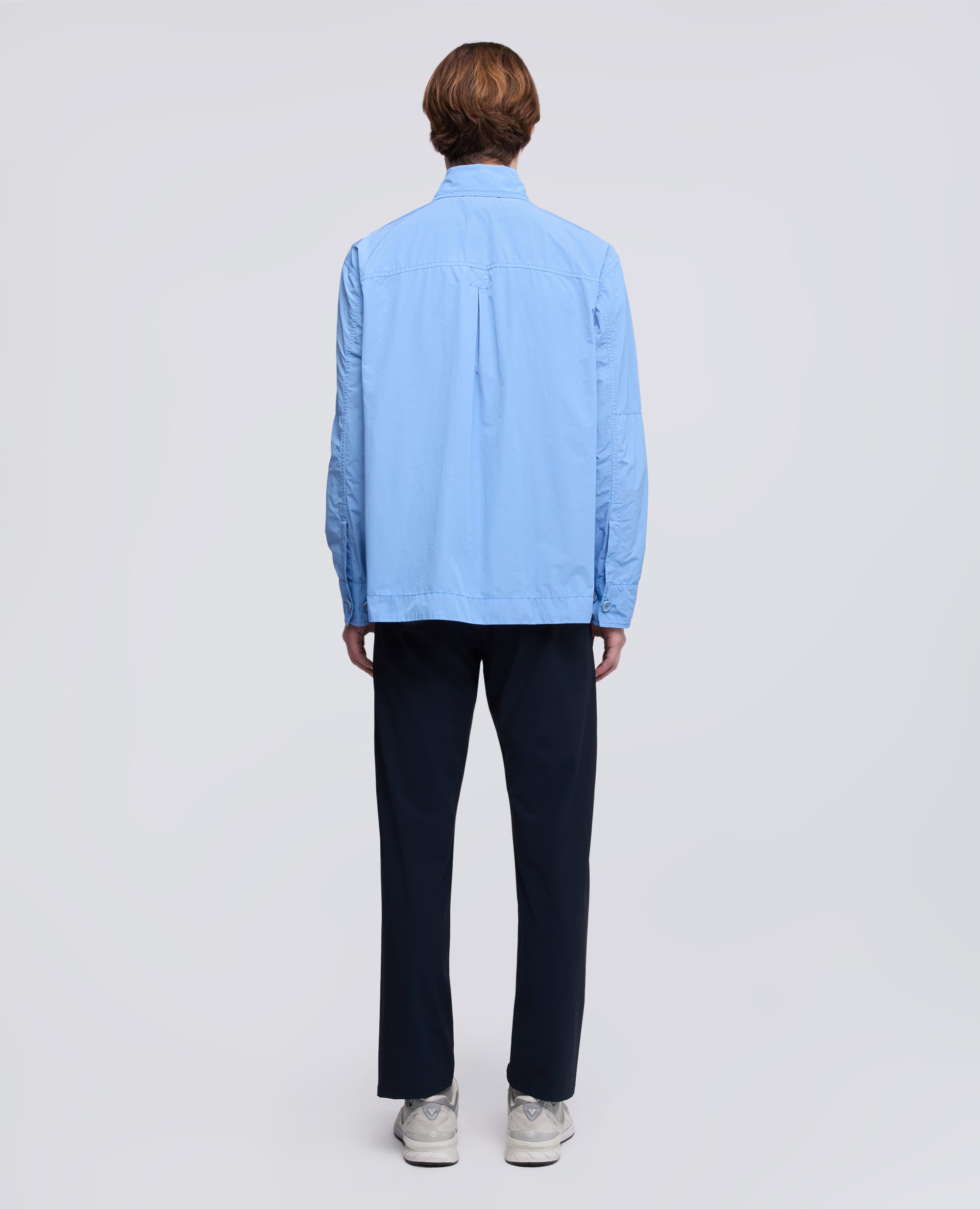 CAMICIA SFODERATA IN POLY-NYLON COMPATTO-FIORDALISO-CORNFLOWER-FIORDALISO-FIORDALISO-FIORDALISO