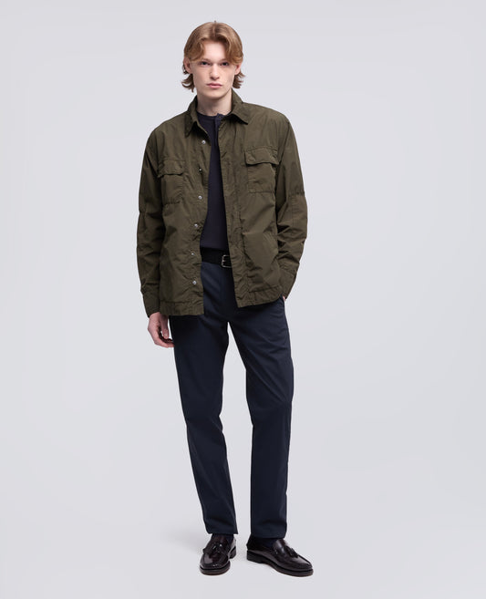 CAMICIA SFODERATA IN POLY-NYLON COMPATTO-MILITARE-MILITARY-MILITAR-MILITAR-MILITAIRE