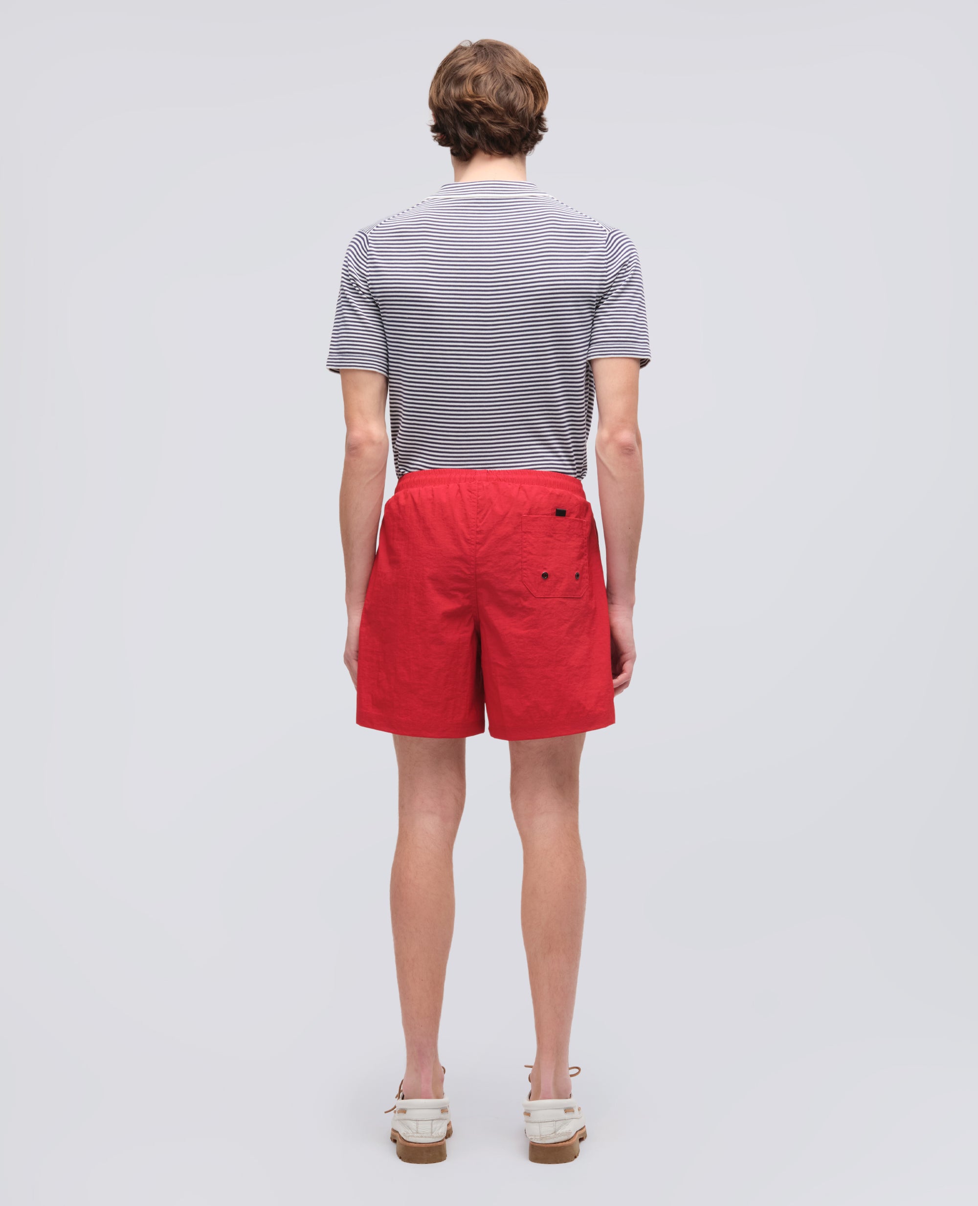 COSTUME IN NYLON CRINKLE-ROSSO-RED-ROJO-ROT-ROUGE