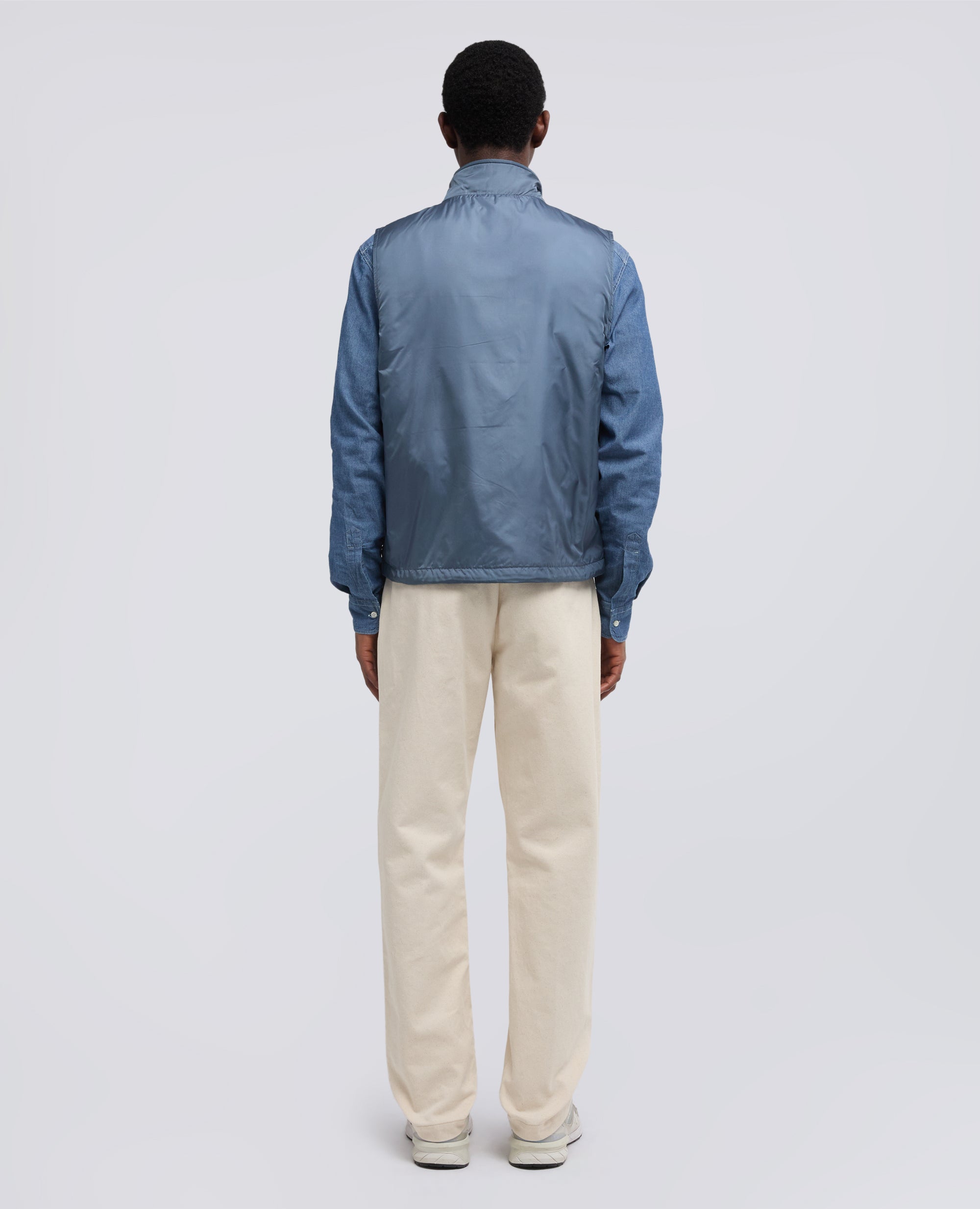 GILET VERNES IN NYLON-AVIO-AIR FORCE BLUE-AZUL MILITAR-AIR-BLEU AVIATION