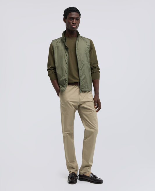 GILET VERNES IN NYLON-OLIVA-OLIVE-OLIVA-OLIVEGRUN-VERT OLIVE