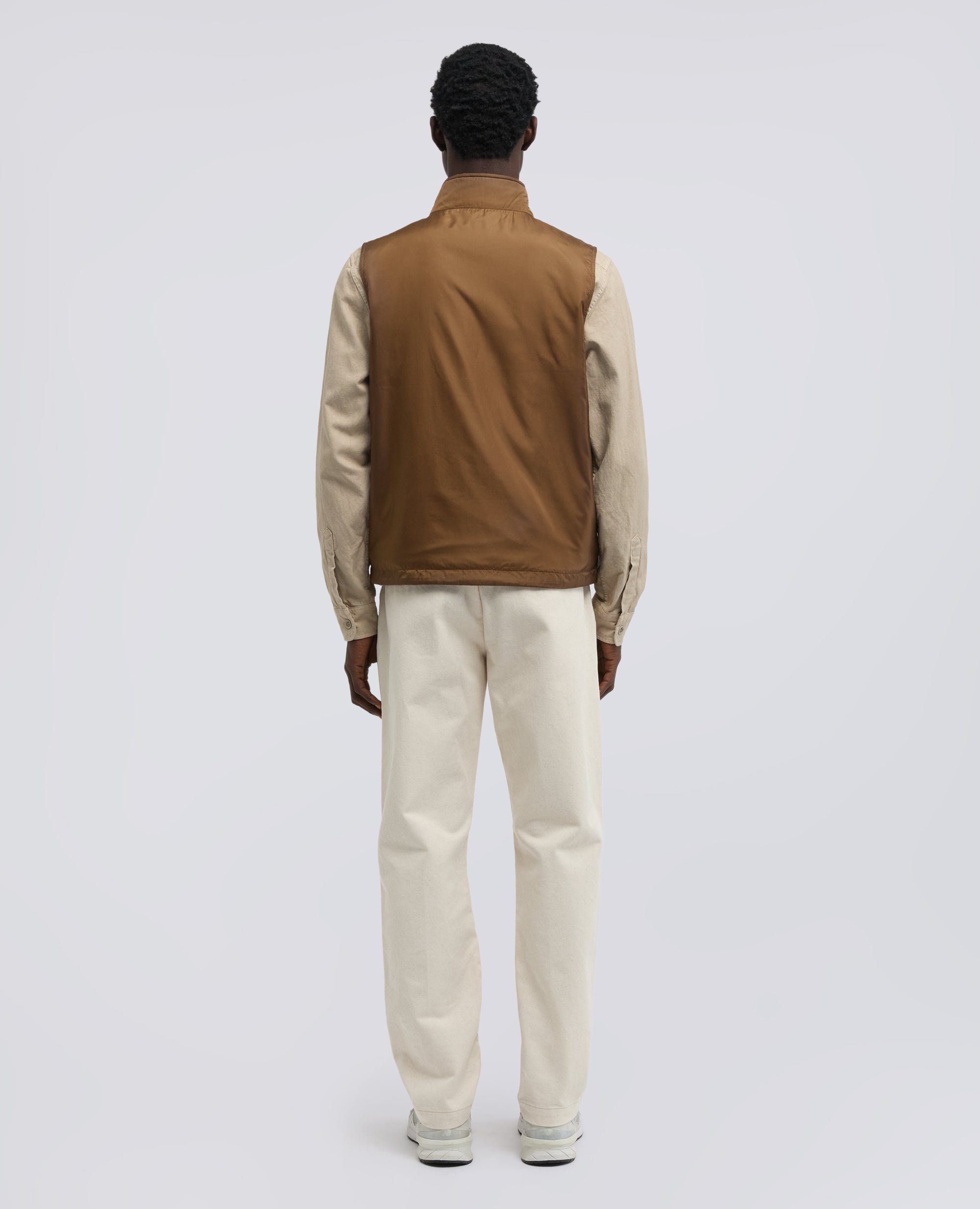 GILET VERNES IN NYLON-BISCOTTO-BISCUIT-GALLETA-COOKIE-BISCUIT