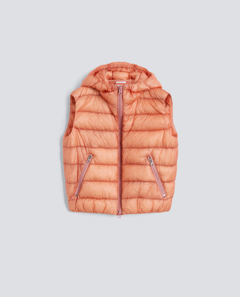 ULTRALIGHT RIPSTOP NYLON VEST - PINK - ASPESI