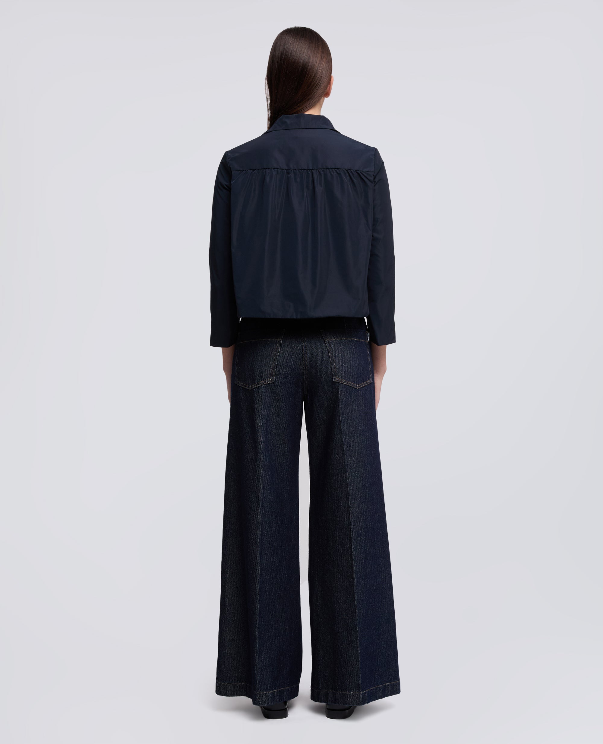 GIACCA IN POLIESTERE TECNICO FODERATA IN NYLON-BLU NERO-BLU NERO-BLU NERO-BLU NERO-BLU NERO