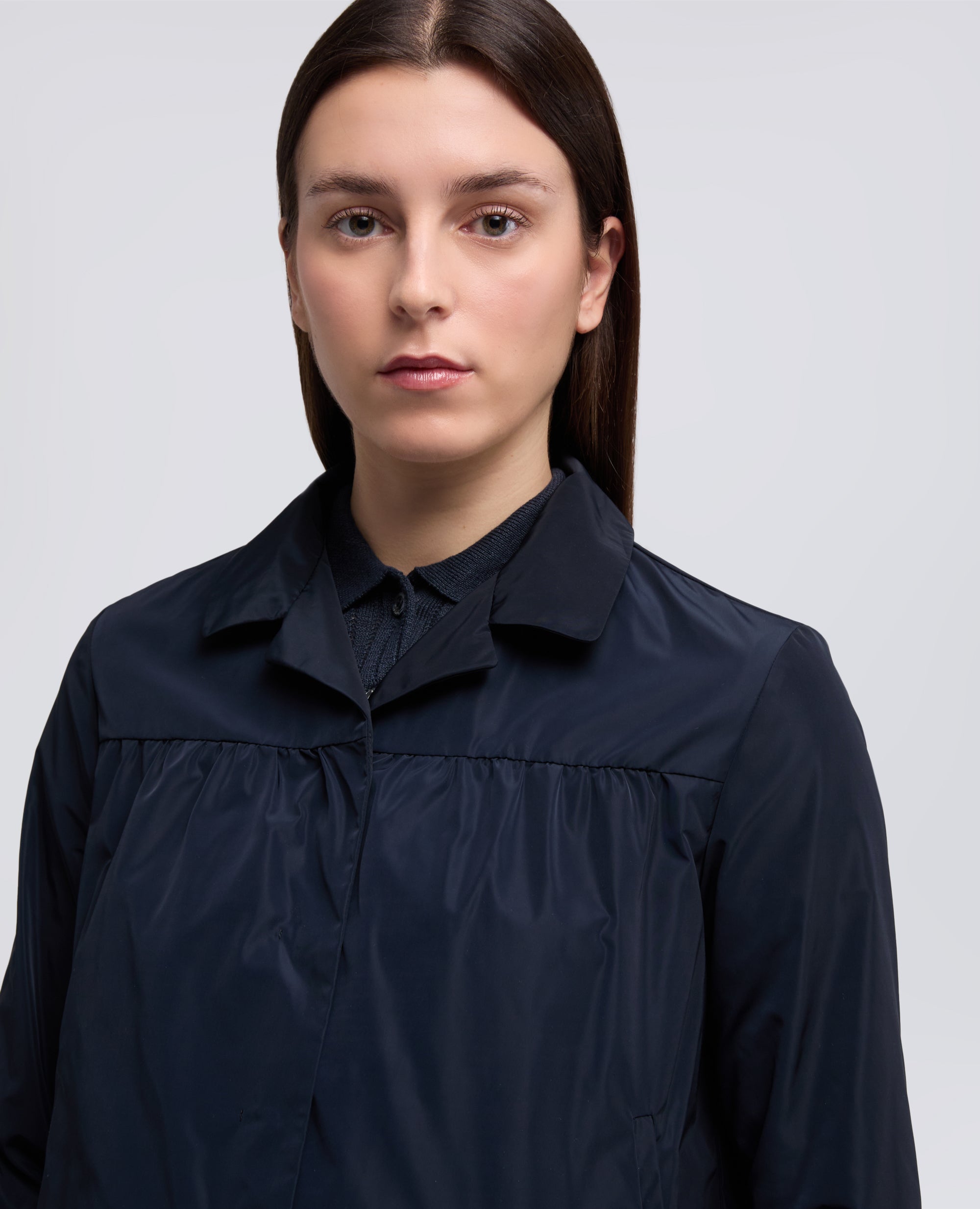 GIACCA IN POLIESTERE TECNICO FODERATA IN NYLON-BLU NERO-BLU NERO-BLU NERO-BLU NERO-BLU NERO