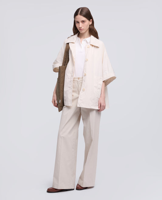 MANTELLA SFODERATA IN TAFFETAS DI POLIESTERE-NATURALE-NATURAL-NATURAL-NATURLICH-NATUREL