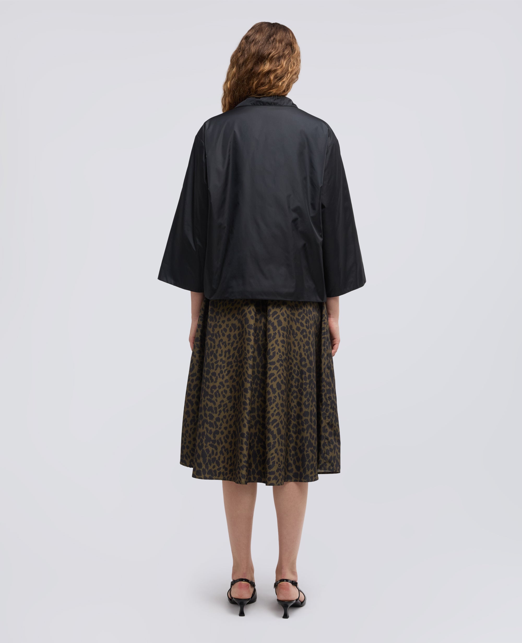 GIACCA IN NYLON-NERO-BLACK-NEGRO-SCHWARZ-NOIR