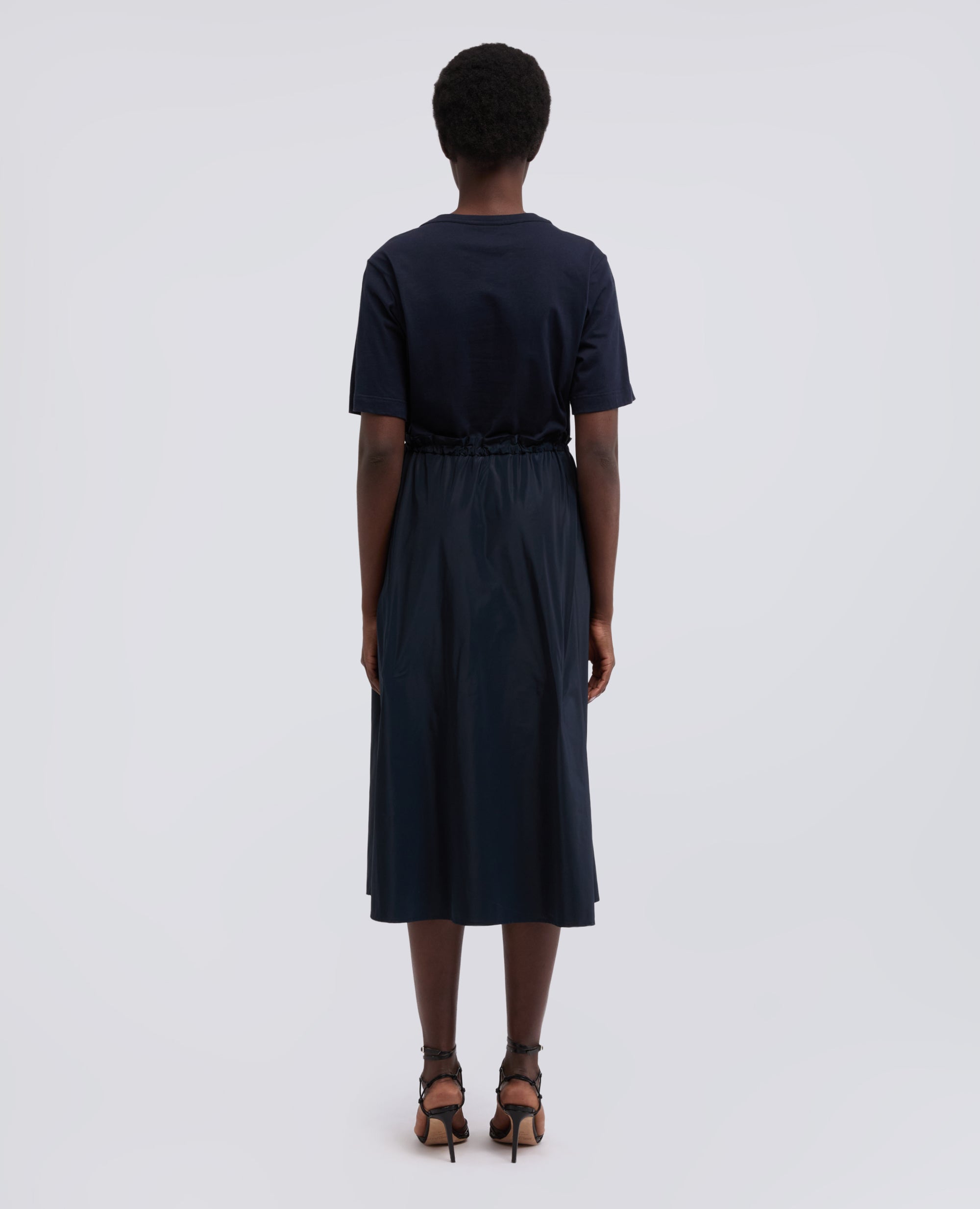 ABITO IN TAFFETAS E JERSEY-BLU NERO+BLU-BLU NERO+BLU-BLU NERO+BLU-BLU NERO+BLU-BLU NERO+BLU