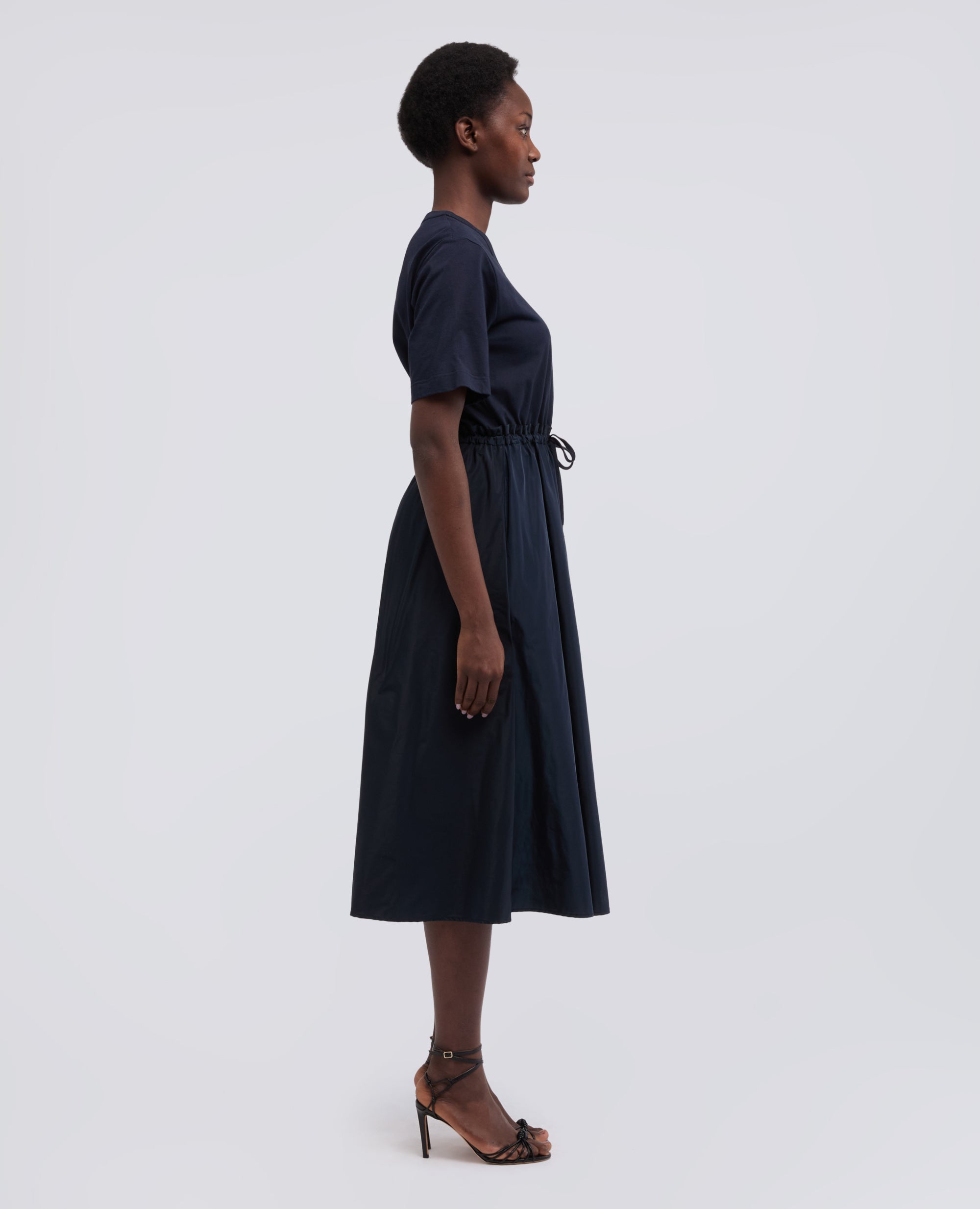 ABITO IN TAFFETAS E JERSEY-BLU NERO+BLU-BLU NERO+BLU-BLU NERO+BLU-BLU NERO+BLU-BLU NERO+BLU