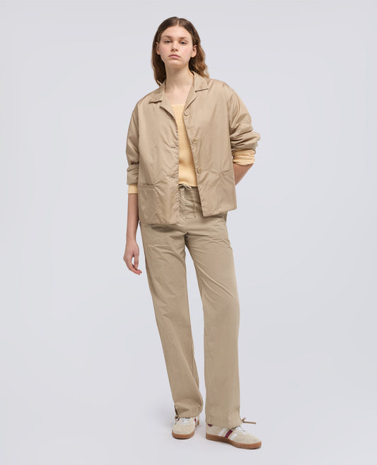 MAGLIA A MANICHE LUNGHE IN FILATO DI COTONE-NATURALE-NATURAL-NATURAL-NATURLICH-NATUREL