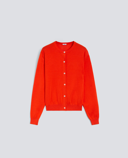 CARGIDAN GIROCOLLO IN COTONE-CORALLO-CORAL-CORAL-KORALLE-CORAIL