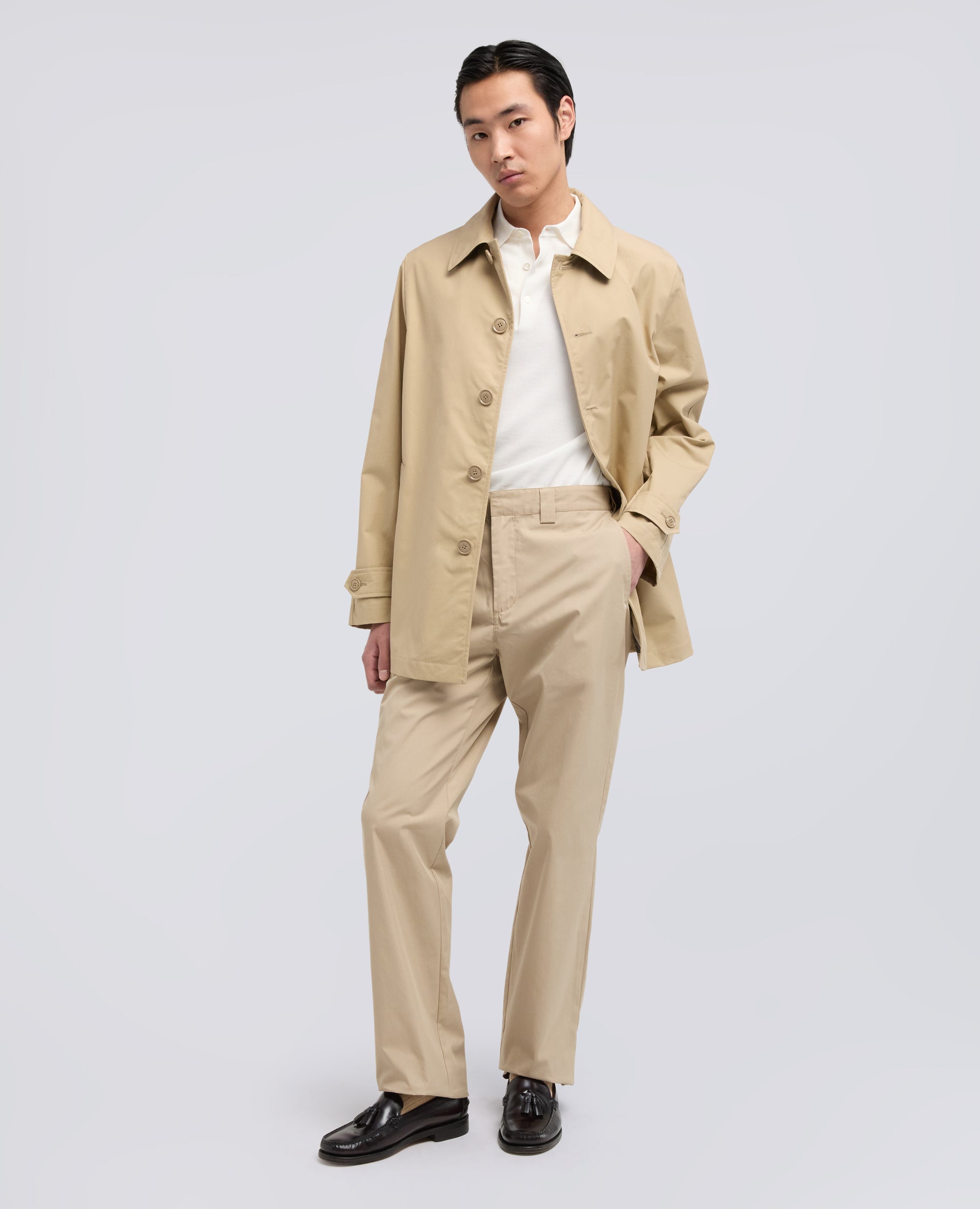 POLO IN COTONE CON BOTTONI IN MADREPERLA-BIANCO-WHITE-BLANCO-WEISS-BLANC