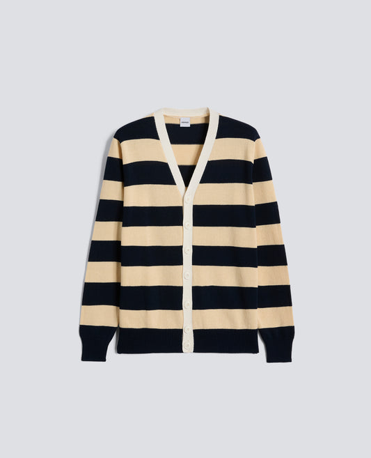 CARDIGAN IN FILATO DI COTONE-CORDA/BLU-CORDA/BLU-CORDA/BLU-CORDA/BLU-CORDA/BLU