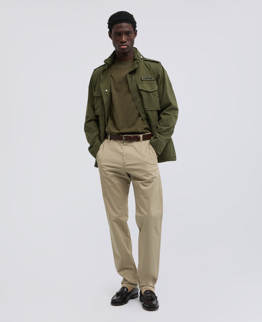 MAGLIA GIROCOLLO IN COTONE-MILITARE-MILITARY-MILITAR-MILITAR-MILITAIRE