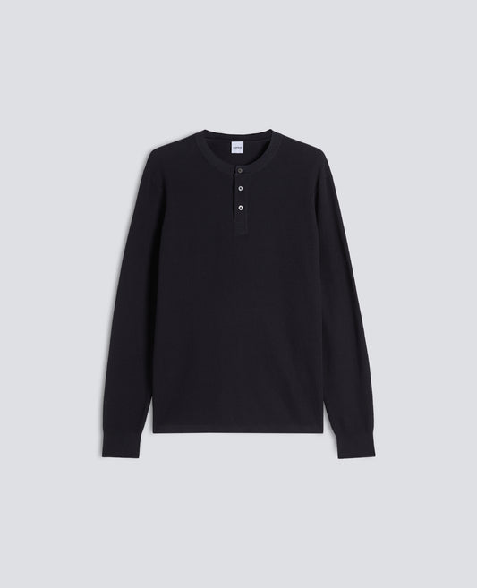 MAGLIA GIROCOLLO IN COTONE-NAVY-NAVY-AZUL MARINO-NAVY-NAVY