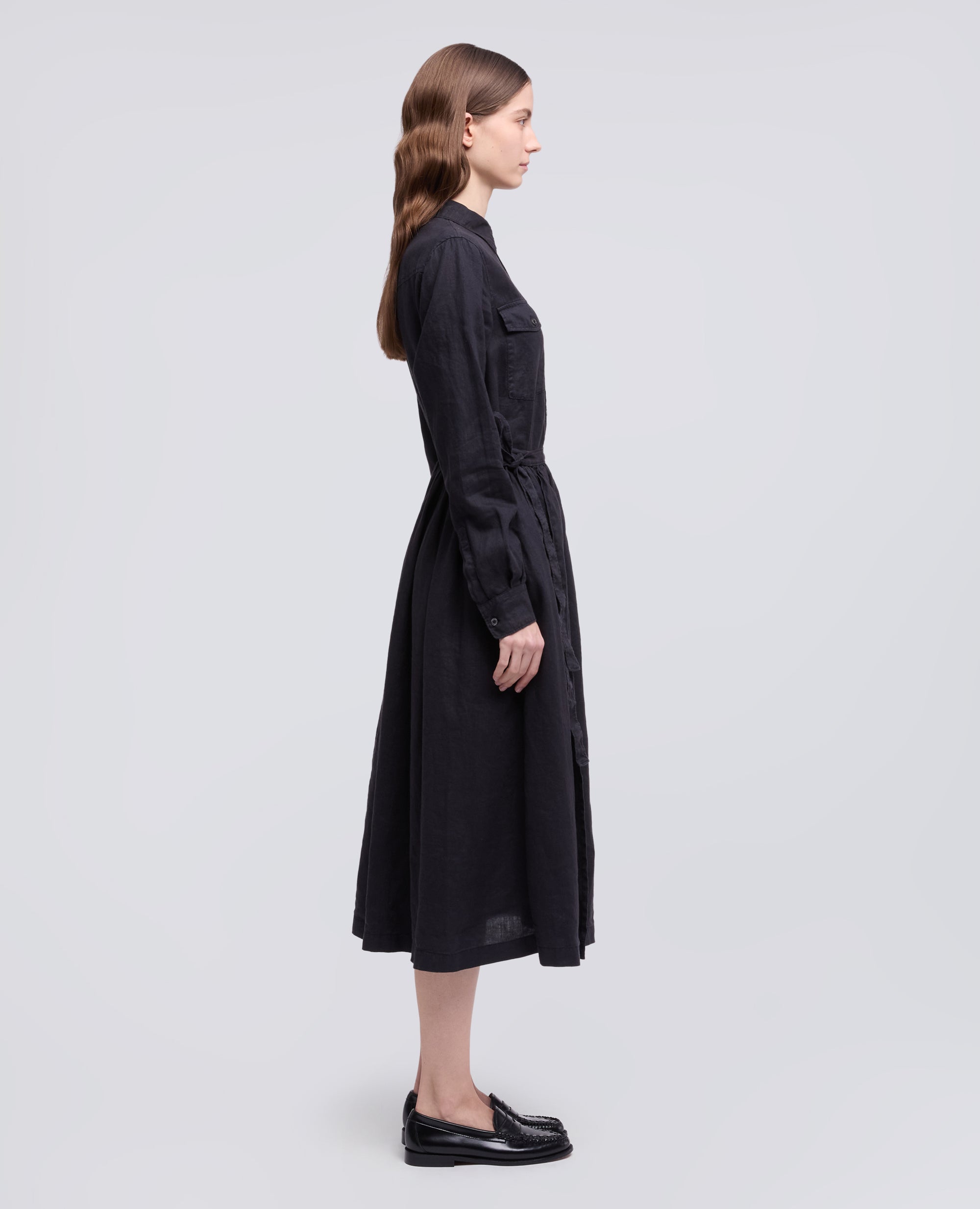 Robe en lin leger teint en piece - aa capsule collection – ASPESI