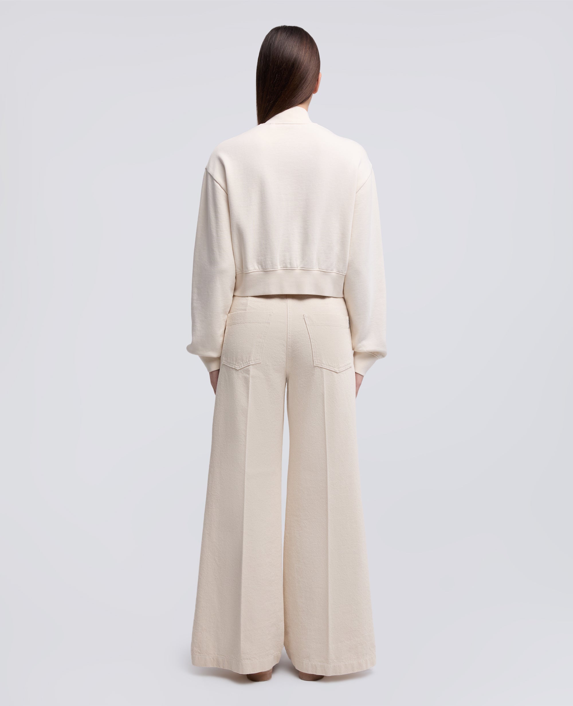 FELPA APERTA DI COTONE ORGANICO-NATURALE-NATURAL-NATURAL-NATURLICH-NATUREL