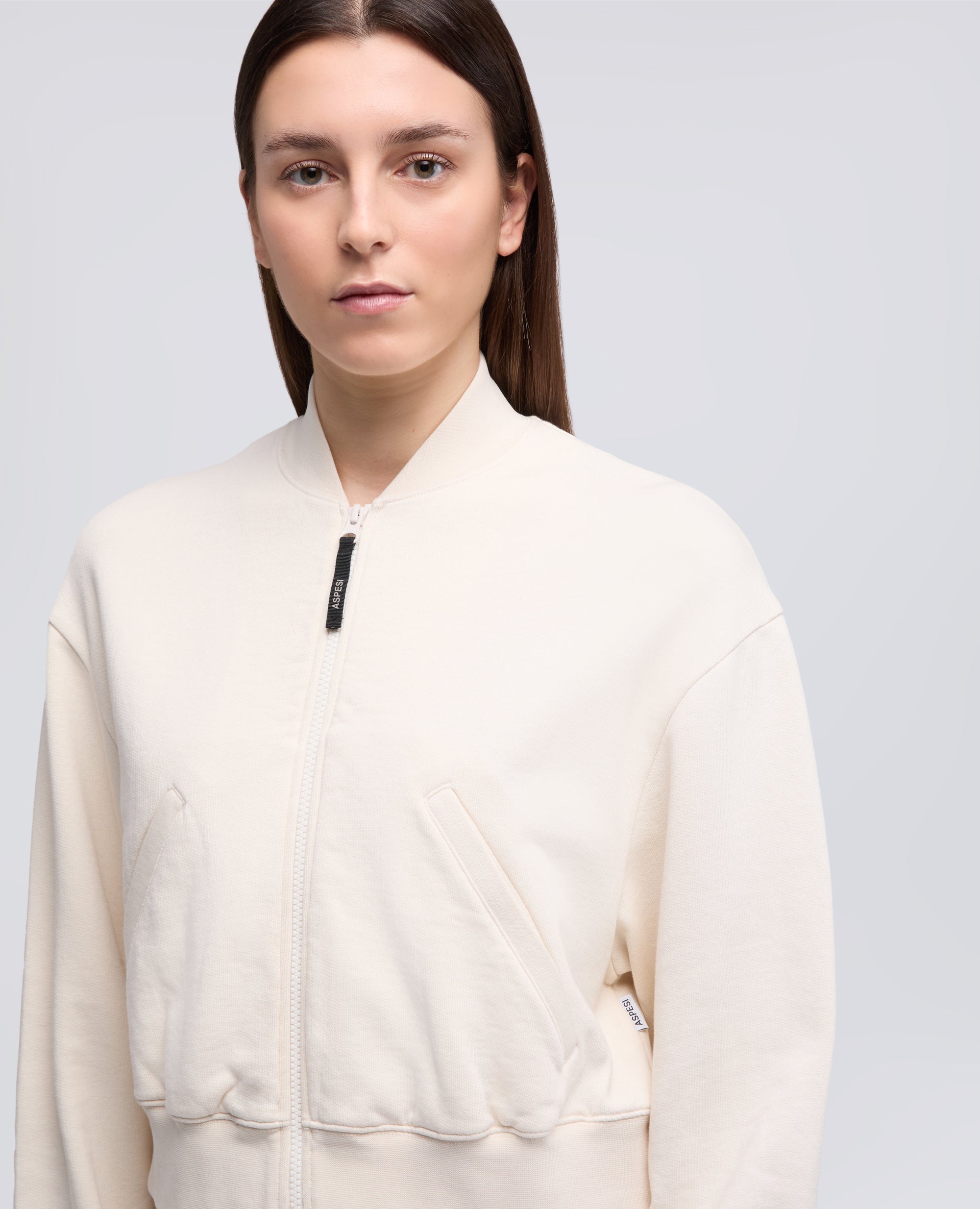 FELPA APERTA DI COTONE ORGANICO-NATURALE-NATURAL-NATURAL-NATURLICH-NATUREL