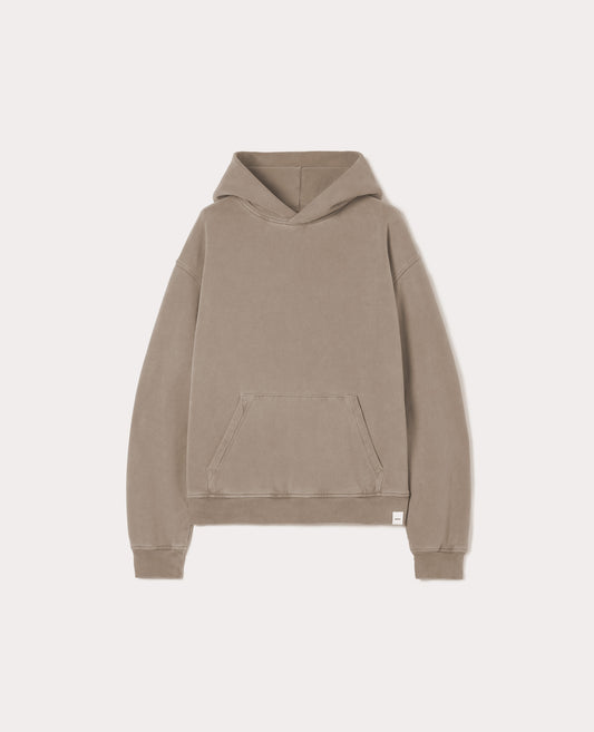 FELPA IN COTONE GARZATA-SAND-SAND-SAND-SAND-SAND