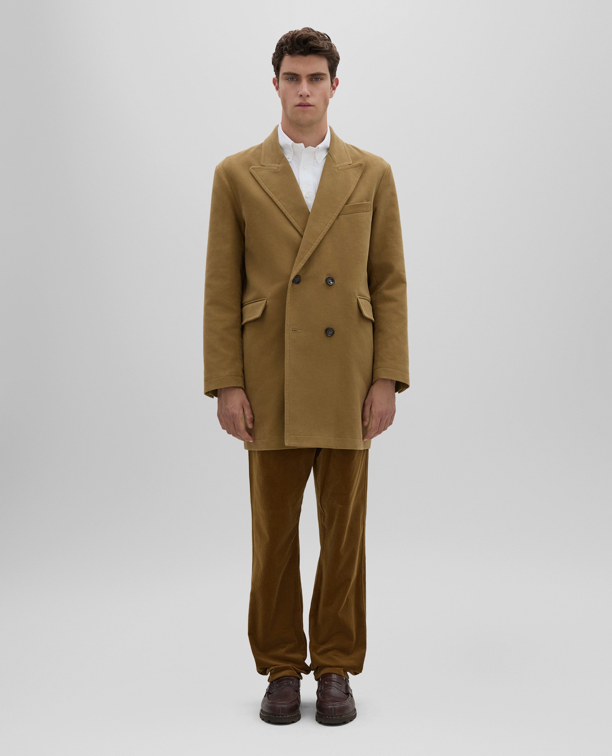 CAPPOTTO CAMEL IN FUSTAGNO-CAMMELLO-CAMEL-CAMELLO-KAMEL-CAMEL