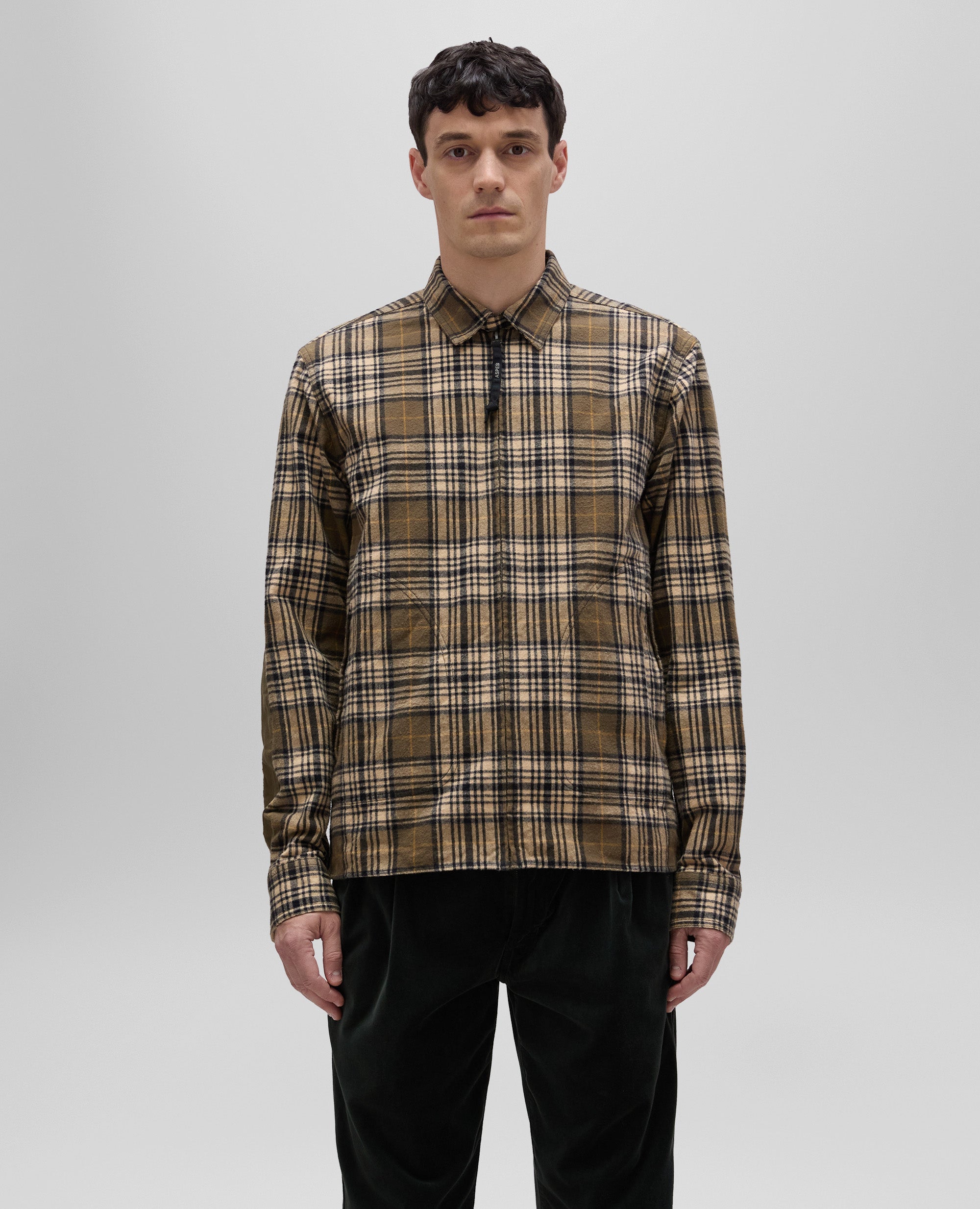 CAMICIA A GIUBBOTTO LAMPO-COLONIALE-COLONIAL BEIGE-COLONIAL-KOLONIALBEIGE-COLONIAL