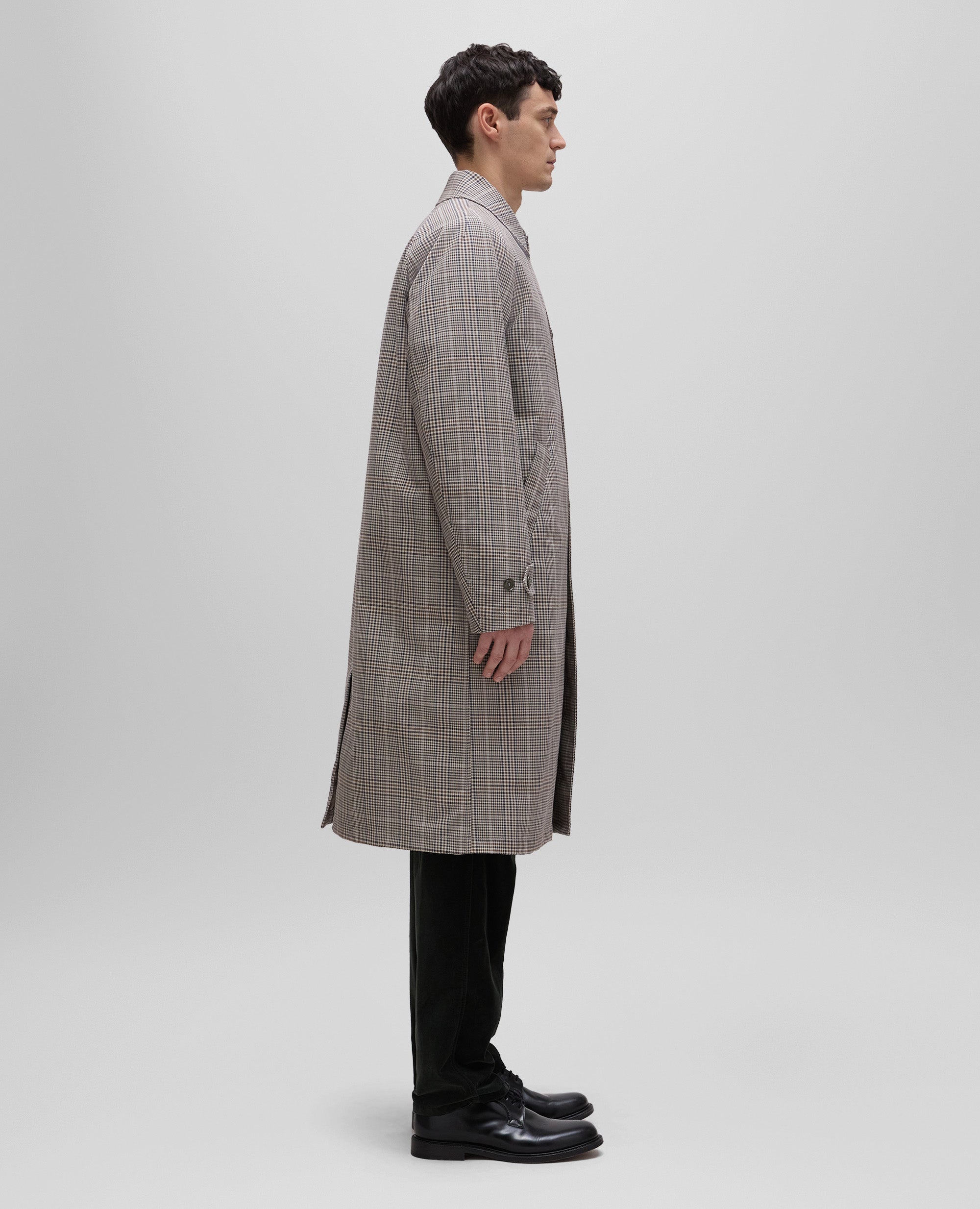 IMPERMEABILE HACK MAN IN TELA DI COTONE CHECK-CHECK-CHECK-CHECK-CHECK-CHECK