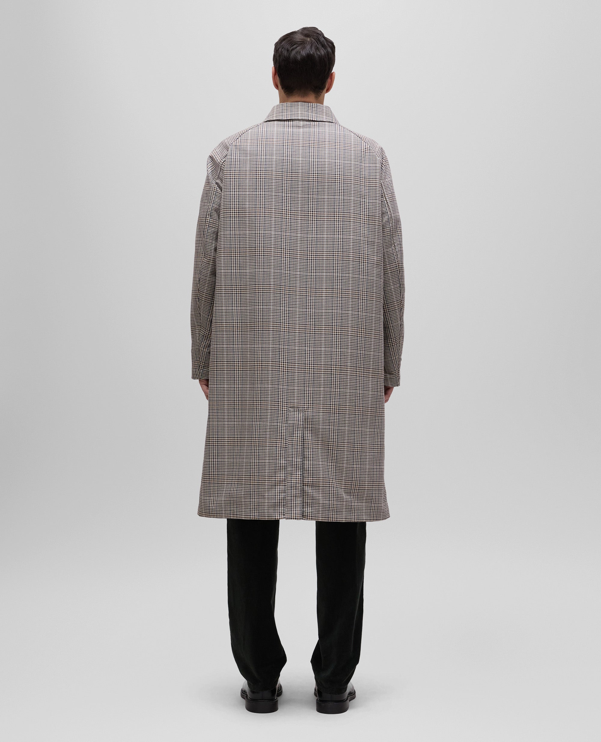 IMPERMEABILE HACK MAN IN TELA DI COTONE CHECK-CHECK-CHECK-CHECK-CHECK-CHECK