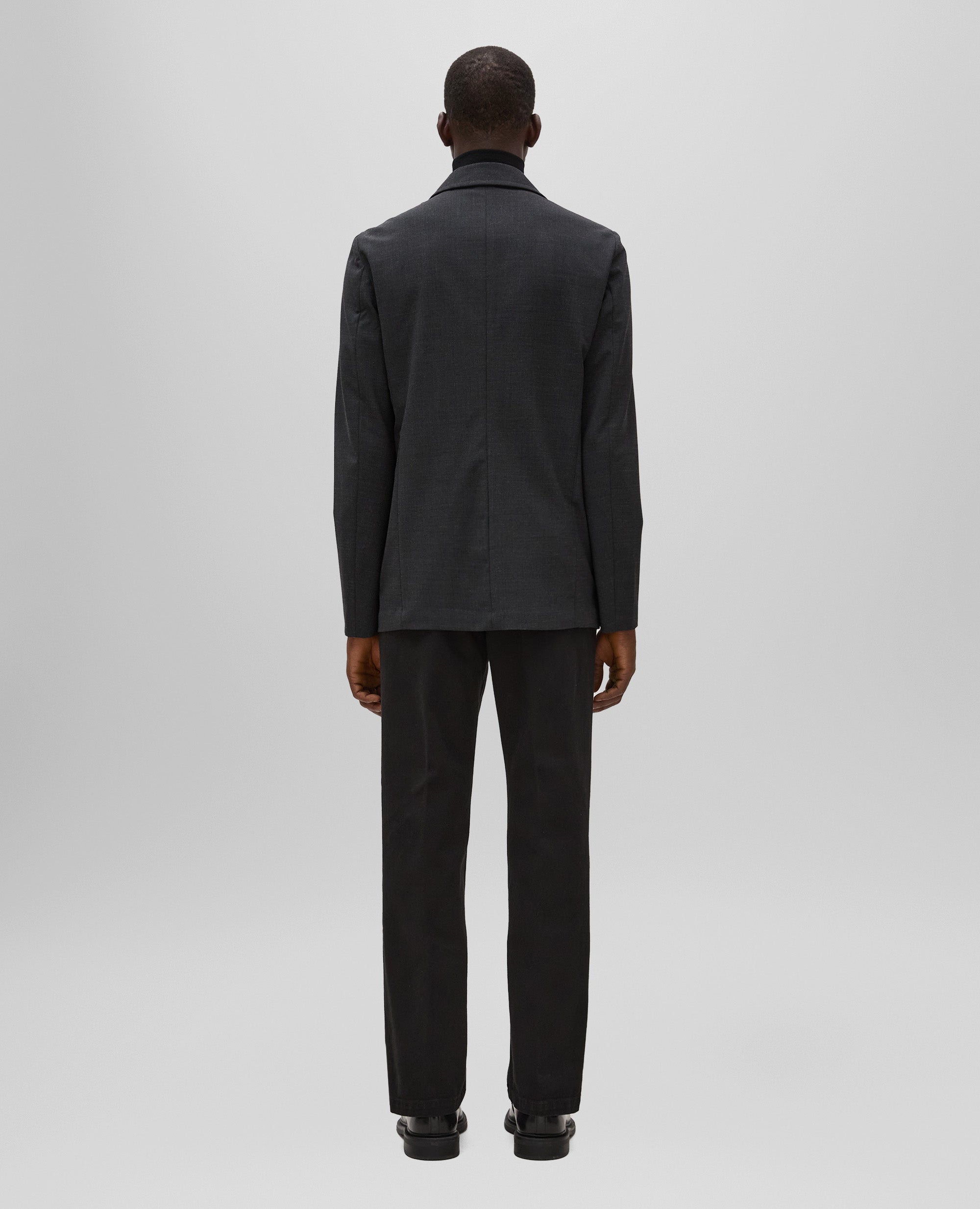 BLAZER ISAAC IN FLANELLA-ANTRACITE-CHARCOAL-ANTRACITA-ANTHRAZIT-ANTHRACITE