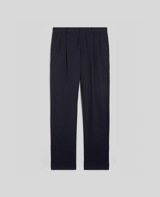 PANTALONE IN TWILL DI NYLON-NAVY-NAVY-AZUL MARINO-NAVY-NAVY