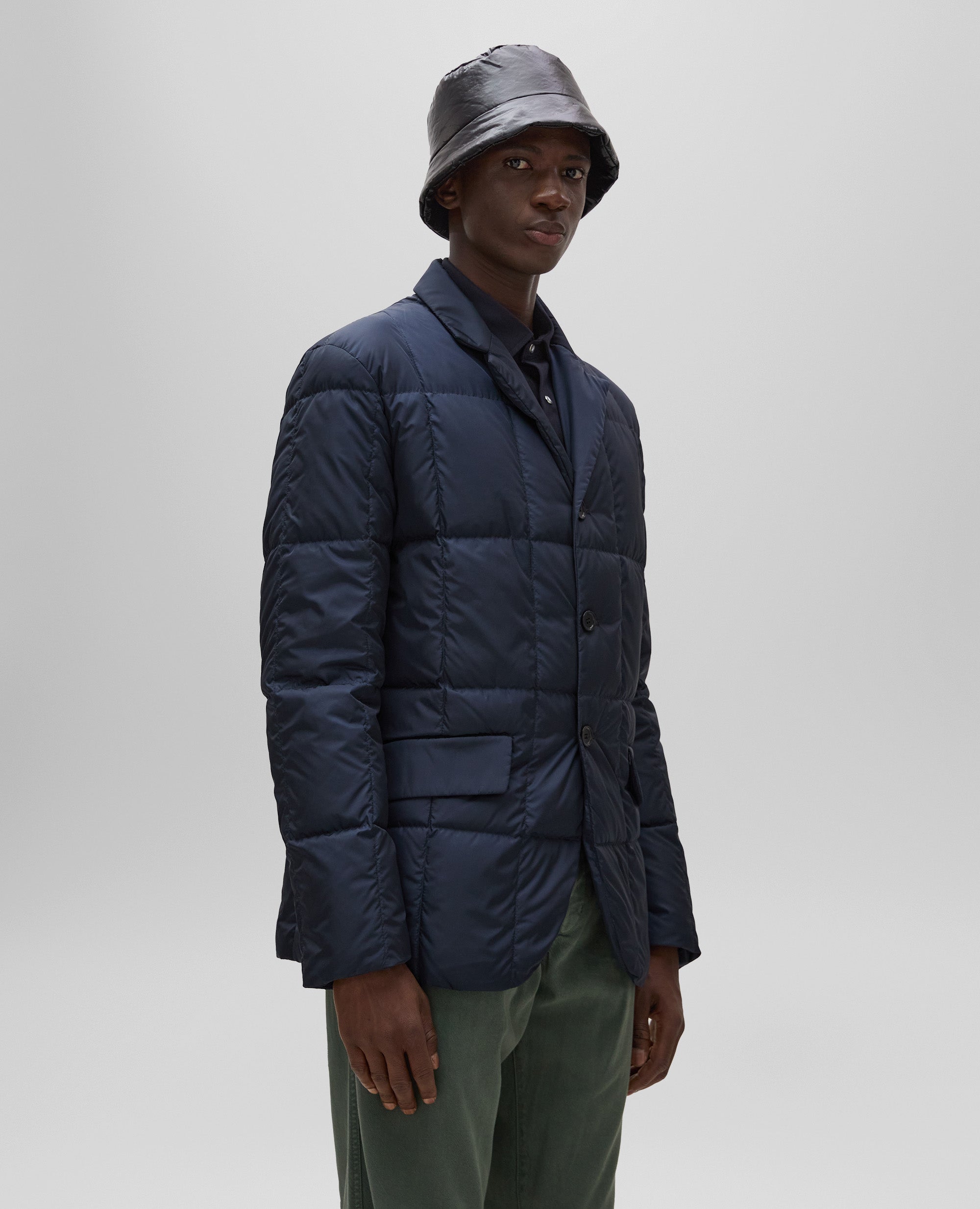 CAPPELLO ALLA PESCATORA IN TESSUTO TECNICO-BLU NERO-BLU NERO-BLU NERO-BLU NERO-BLU NERO